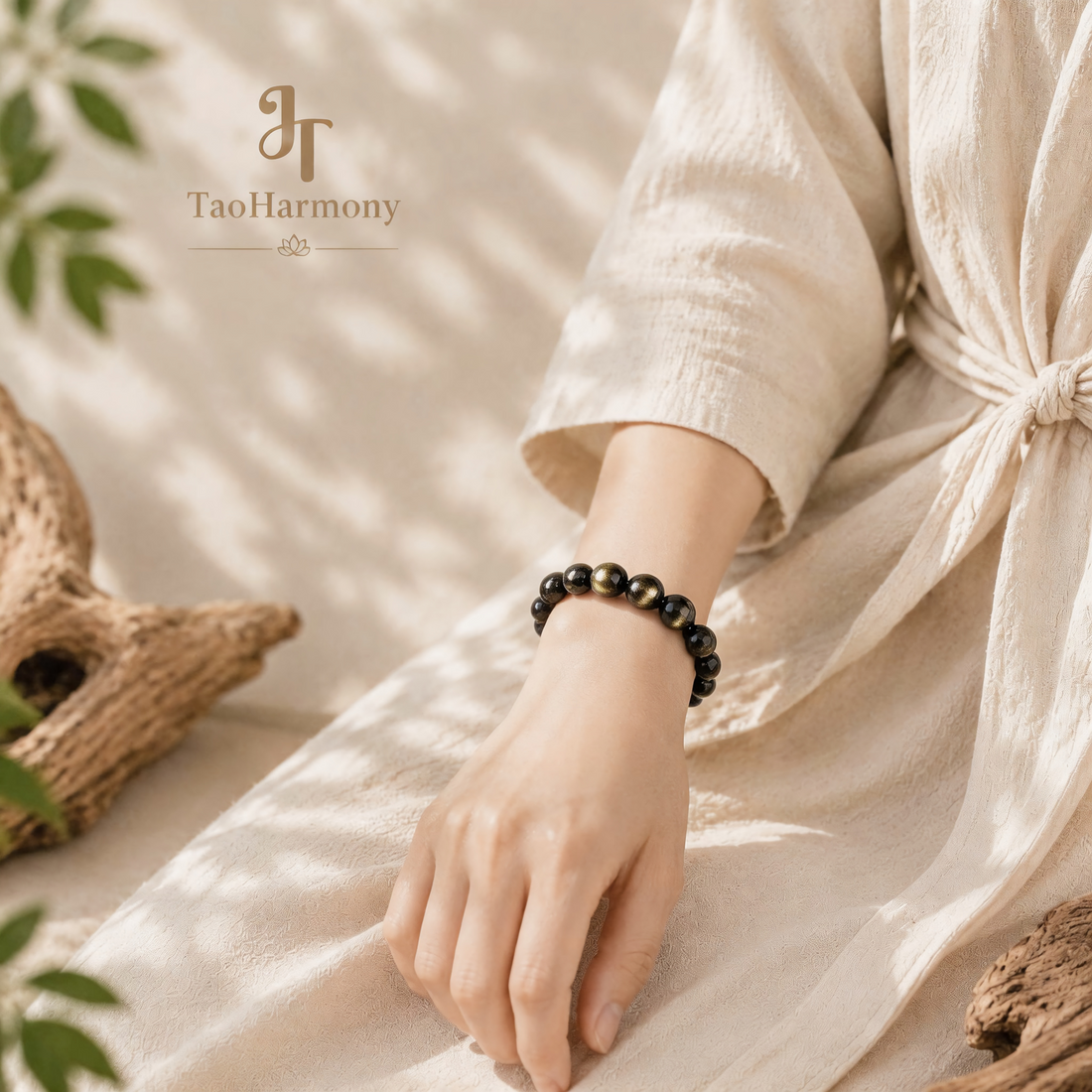 Gold Sheen Obsidian Pure Harmony Bracelet | Five Elements: Water