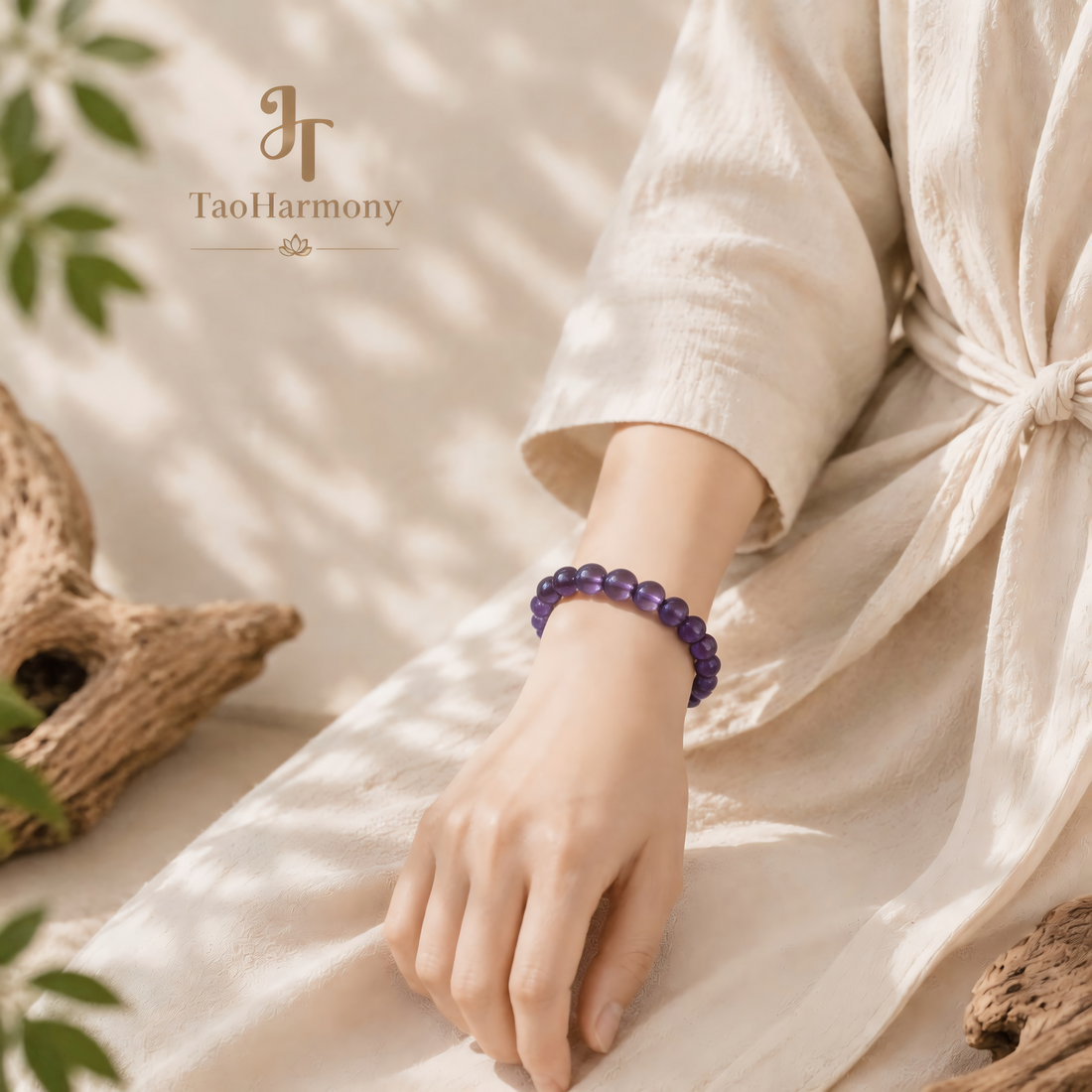 Uruguayan Amethyst Pure Harmony Bracelet | Five Elements: Fire