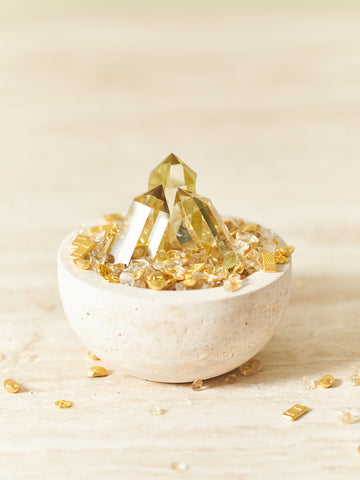 The Citrine Abundance Vessel: Wealth & Wellness Energy Center for Your Space