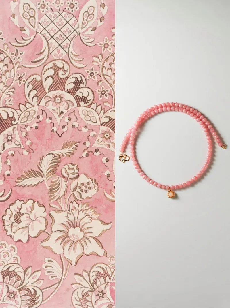 Heart Veil · Rhodochrosite Healing Necklace | Light of Love & Grace