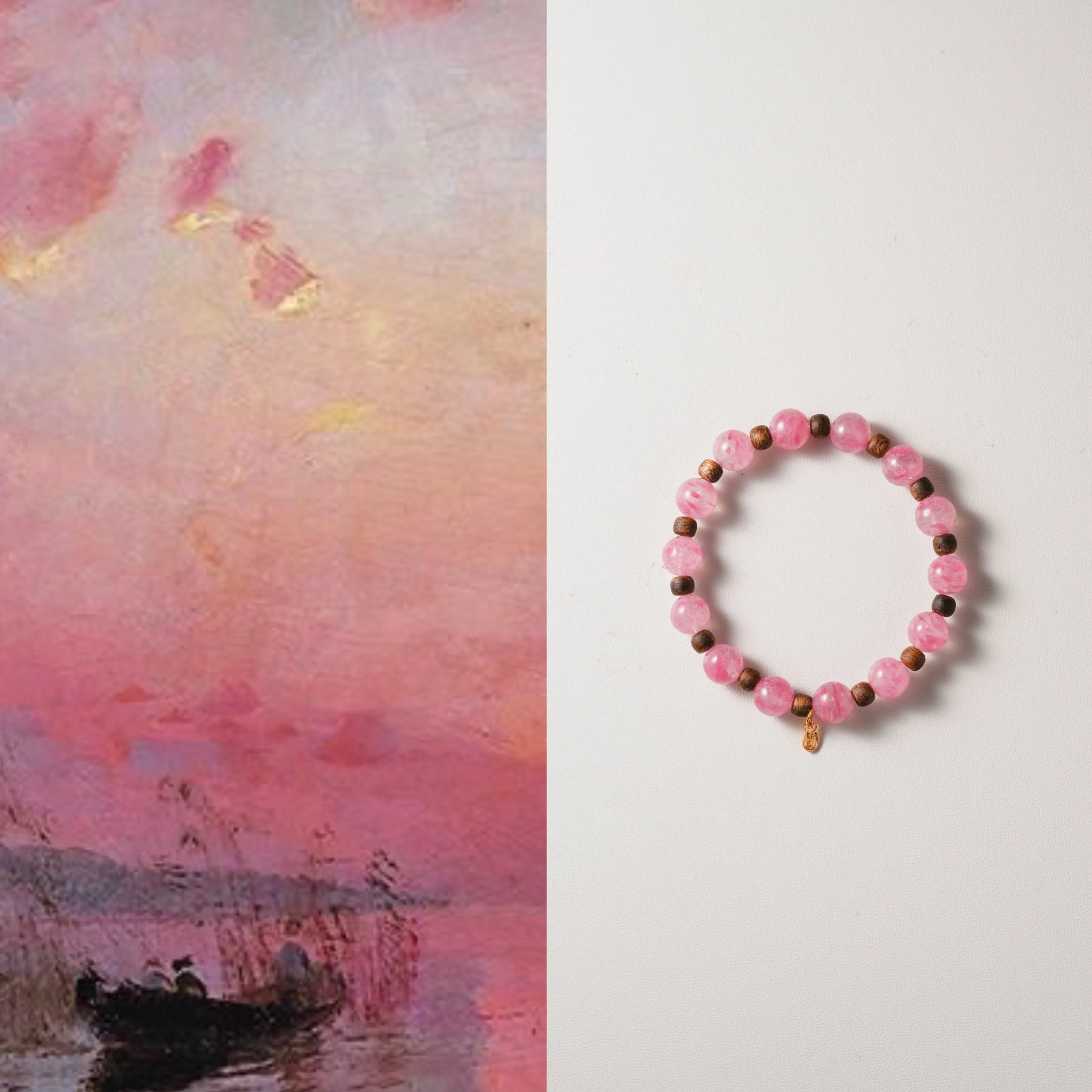 Reflected Heart · Rhodonite Energy Bracelet | Circle of Sincere Connection