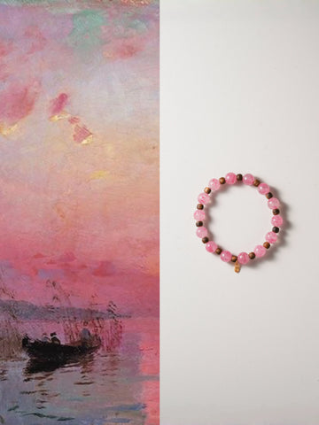 Reflected Heart · Rhodonite Energy Bracelet | Circle of Sincere Connection