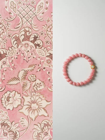 Rose Thought · Rhodochrosite Emotional Energy Bracelet | Circle of Love & Self-Acceptance