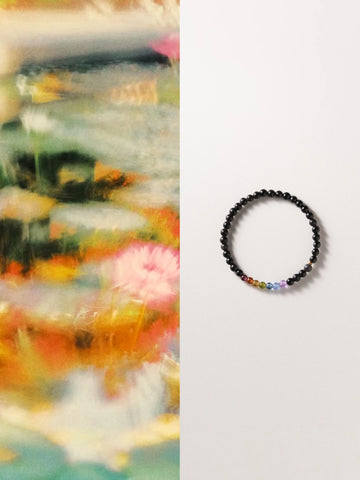 Silent Radiance · Obsidian & Chakra Stones Emotional Healing Bracelet