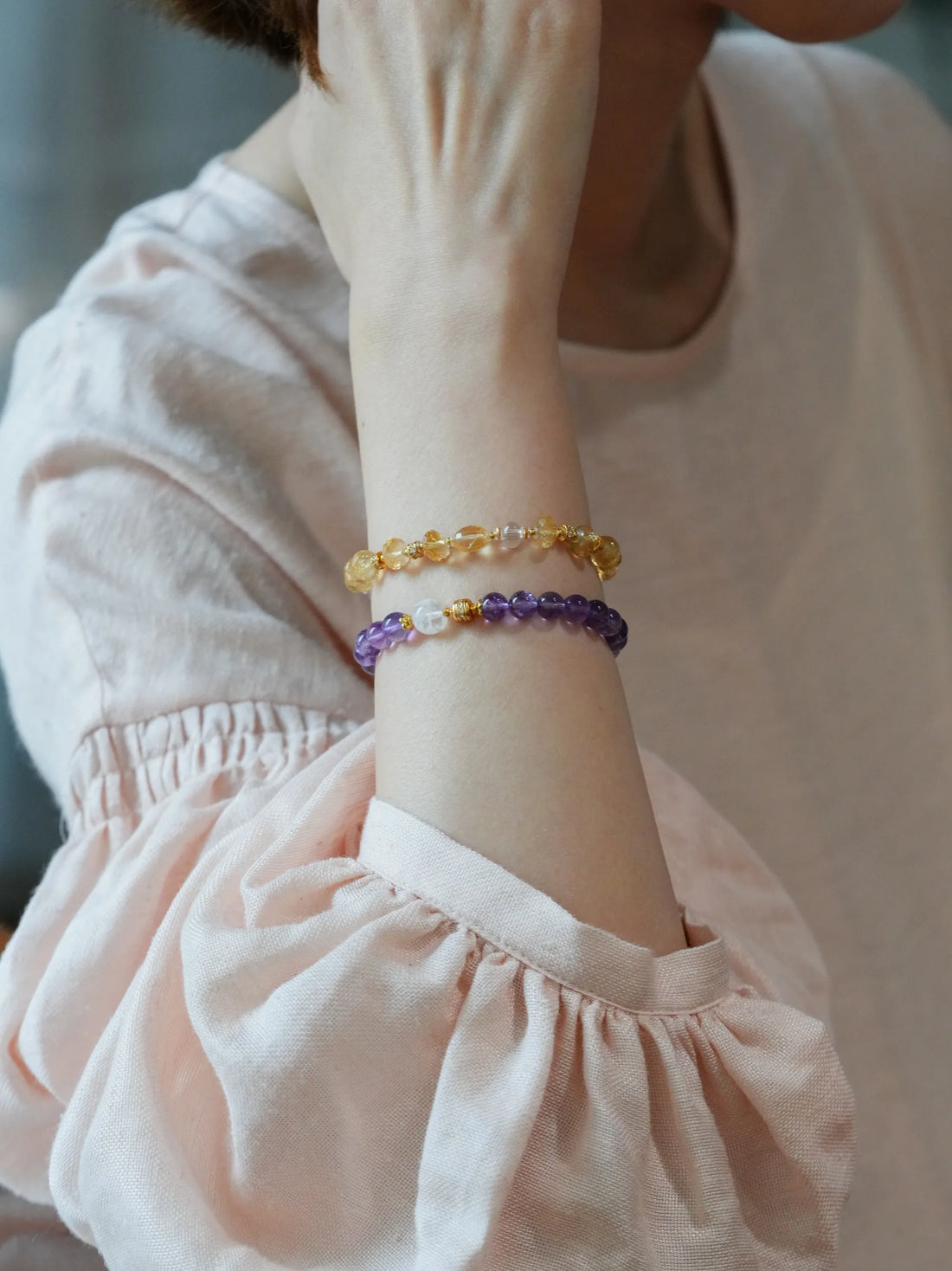 Moonlit Mind · Amethyst Phantom Emotional Healing Bracelet | Circle of Insight & Serenity