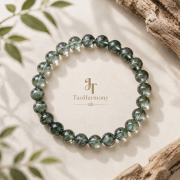 Green Phantom Quartz Pure Harmony Bracelet – Forest Green | Five Elements: Wood