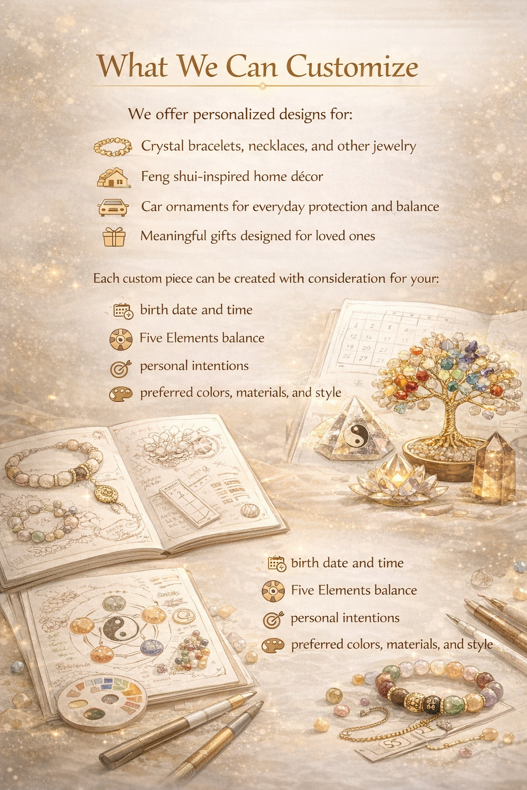 Five Elements Custom Design – Deposit Payment