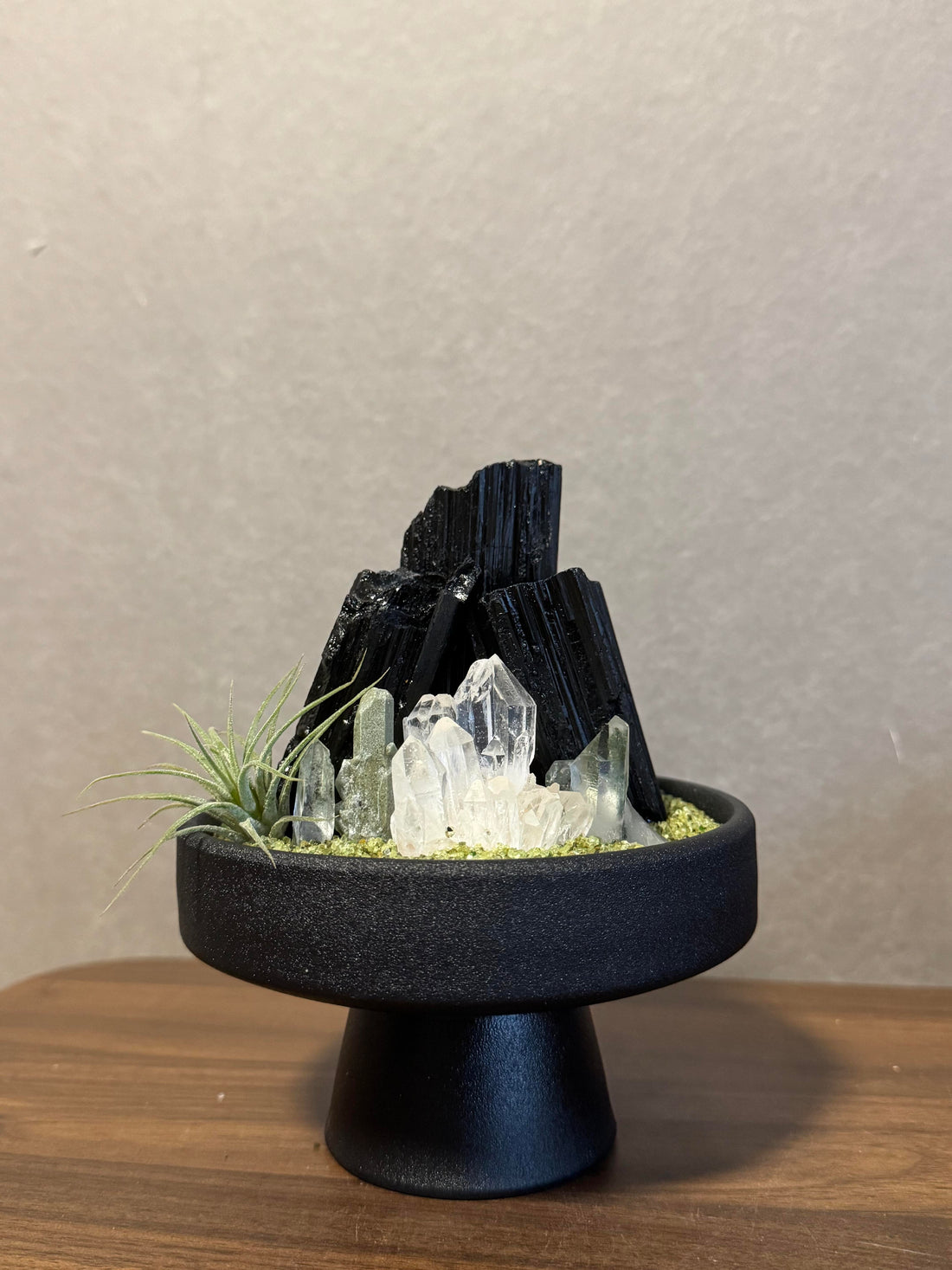 “The Night Guardian” — A Tri-Crystal Sculpture for Space & Energy Protection