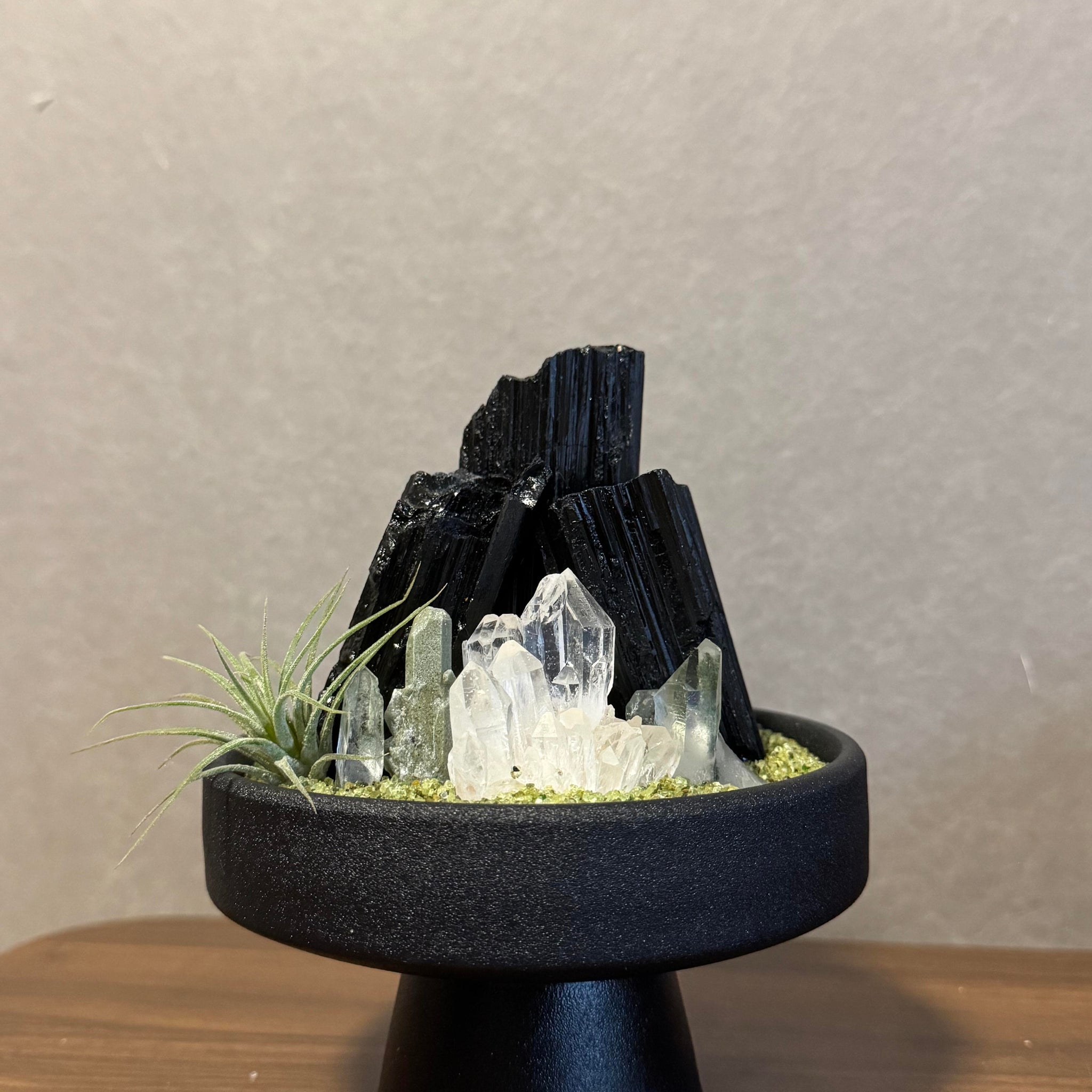 “The Night Guardian” — A Tri-Crystal Sculpture for Space & Energy Protection