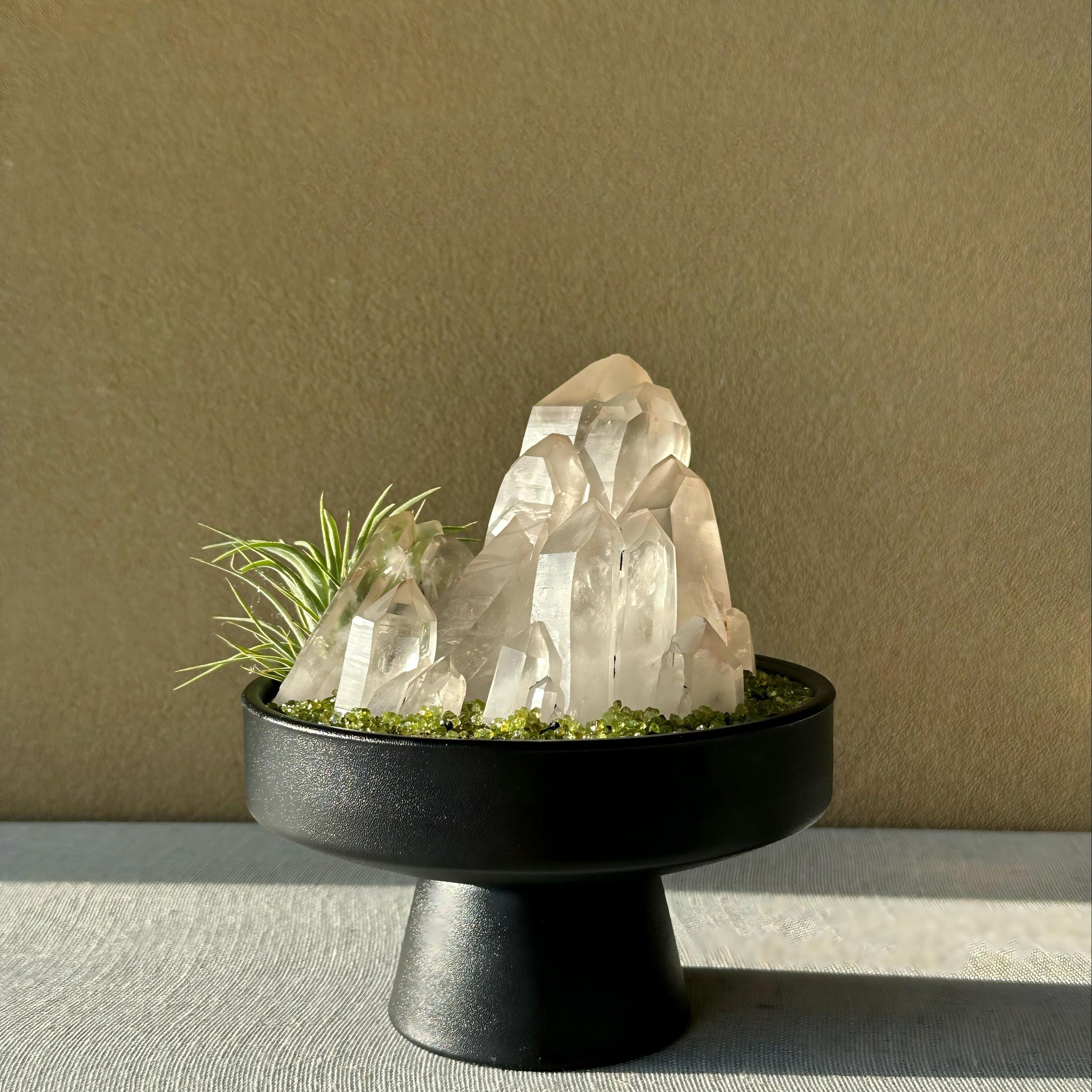 "The Glacier Light" — A Clear Quartz Cluster to Purify & Illuminate Your Space