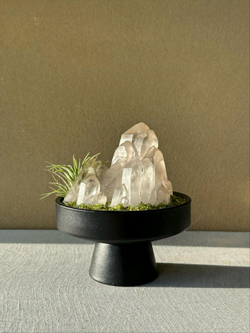 "The Glacier Light" — A Clear Quartz Cluster to Purify & Illuminate Your Space