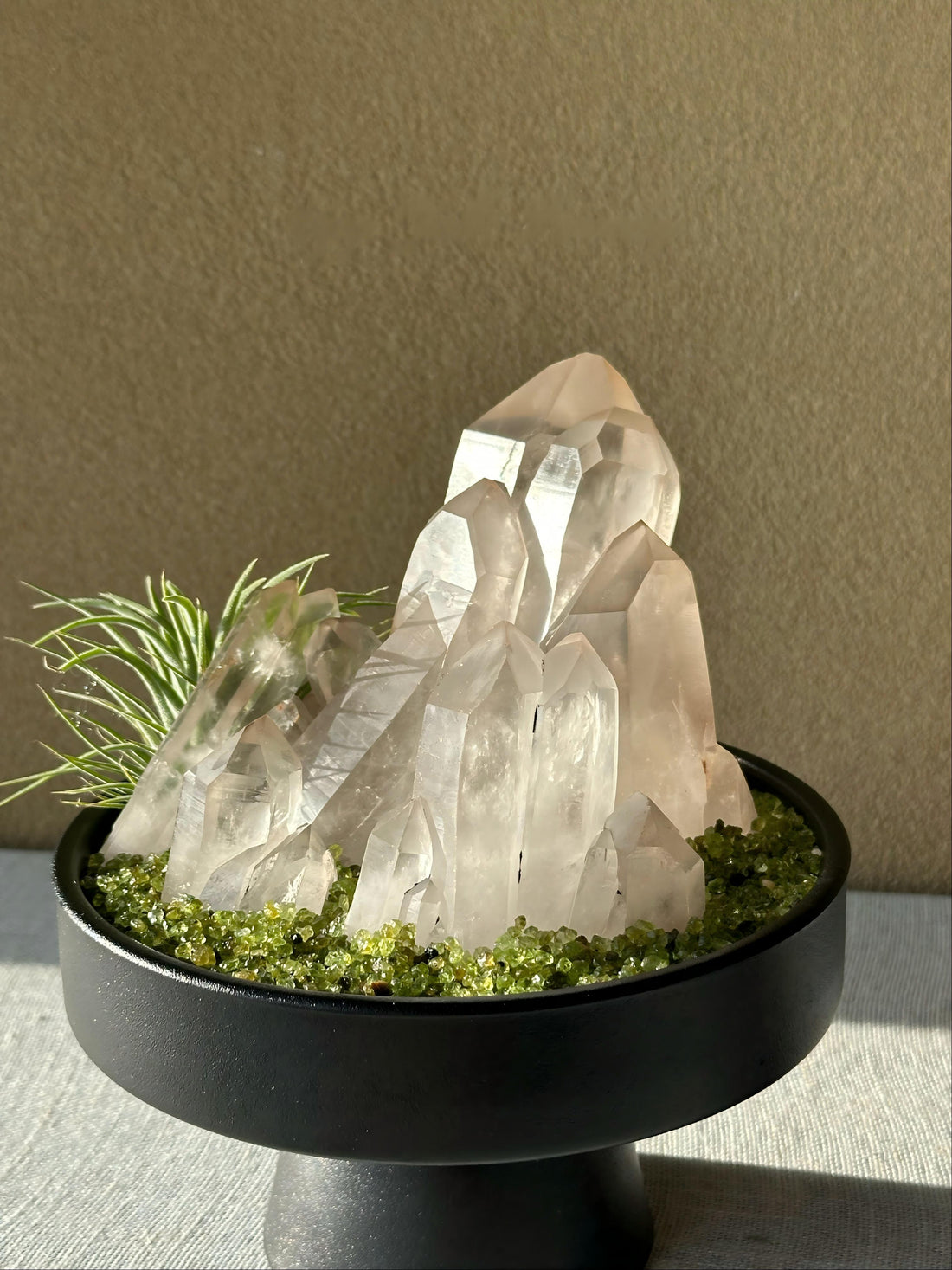 "The Glacier Light" — A Clear Quartz Cluster to Purify & Illuminate Your Space