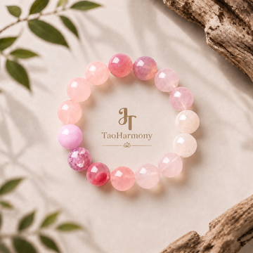 Crystal Realm Collection · Fire Element · Huayang Rose Quartz Bracelet