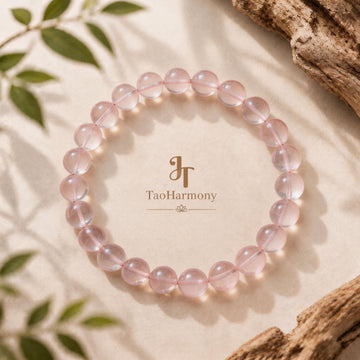 Starlight Rose Quartz Pure Harmony Bracelet | Five Elements: Fire