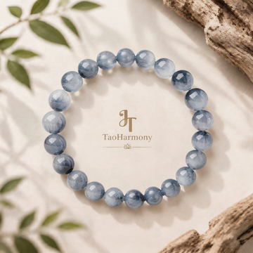 Blue Rabbit Hair Quartz Pure Harmony Bracelet | Five Elements: Wood