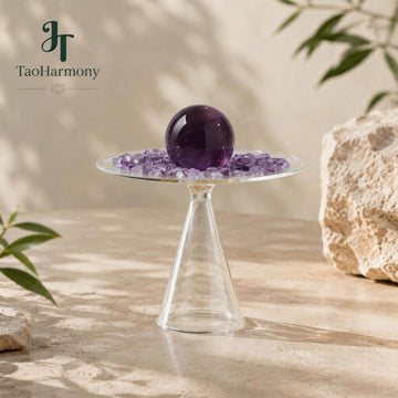 Amethyst Feng Shui Light Stand | Five Element: Fire
