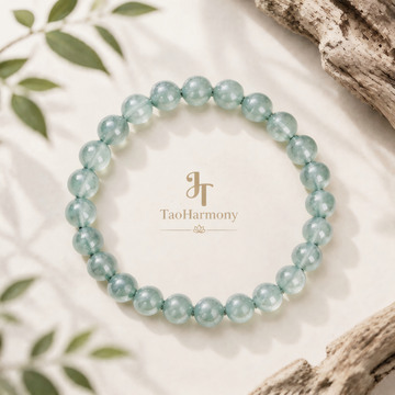 Green Strawberry Quartz Pure Harmony Bracelet | Five Elements: Wood
