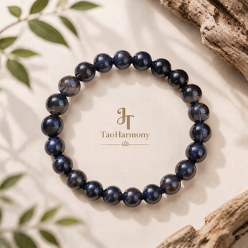 Natural Blood-Drop Iolite Pure Harmony Bracelet | Five Elements: Water
