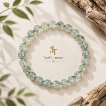 Green Phantom Quartz Pure Harmony Bracelet – Clear Dew| Five Elements: Wood