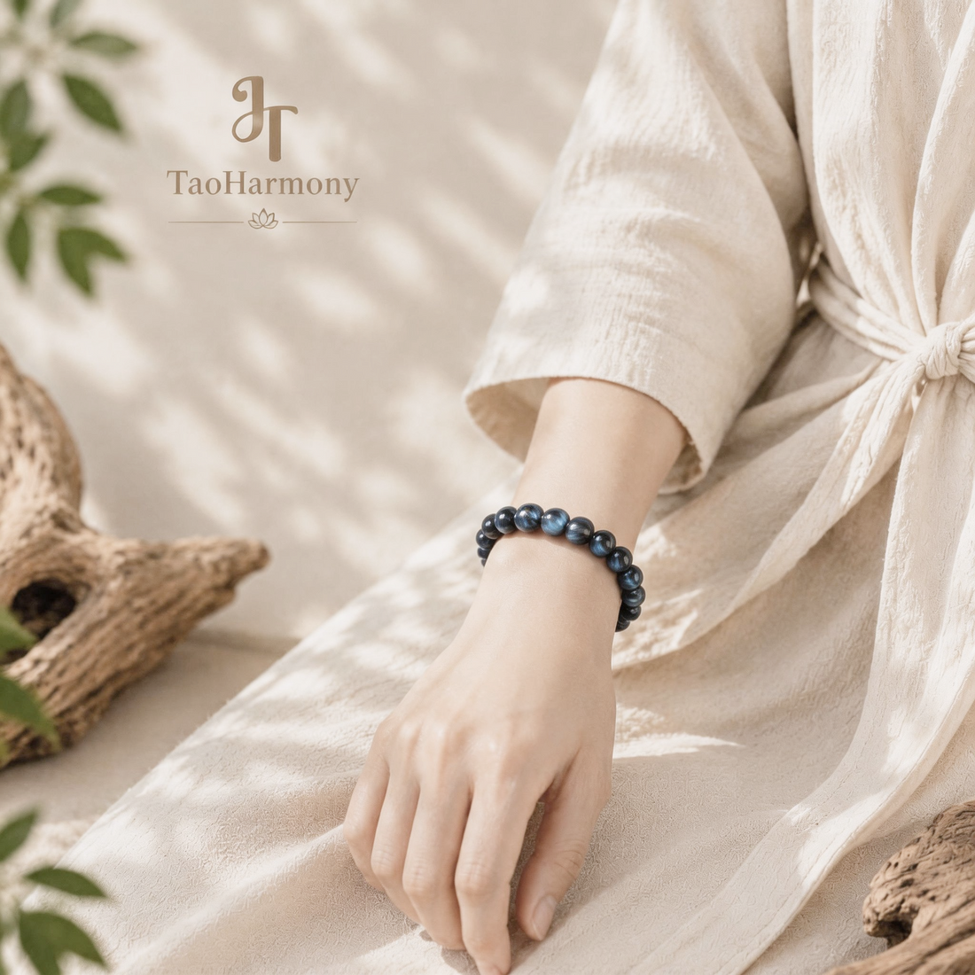Yellow and Blue Tiger Eye Pure Harmony Bracelet | Five Elements: Water